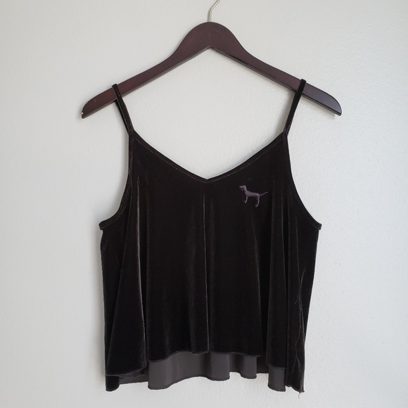PINK Victoria's Secret Tops - Victoria's Secret | Pink Velvet Tank- S